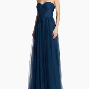 NWT Vera Wang Bridal Gelasia Tulle Deep Blue Gown Size 6